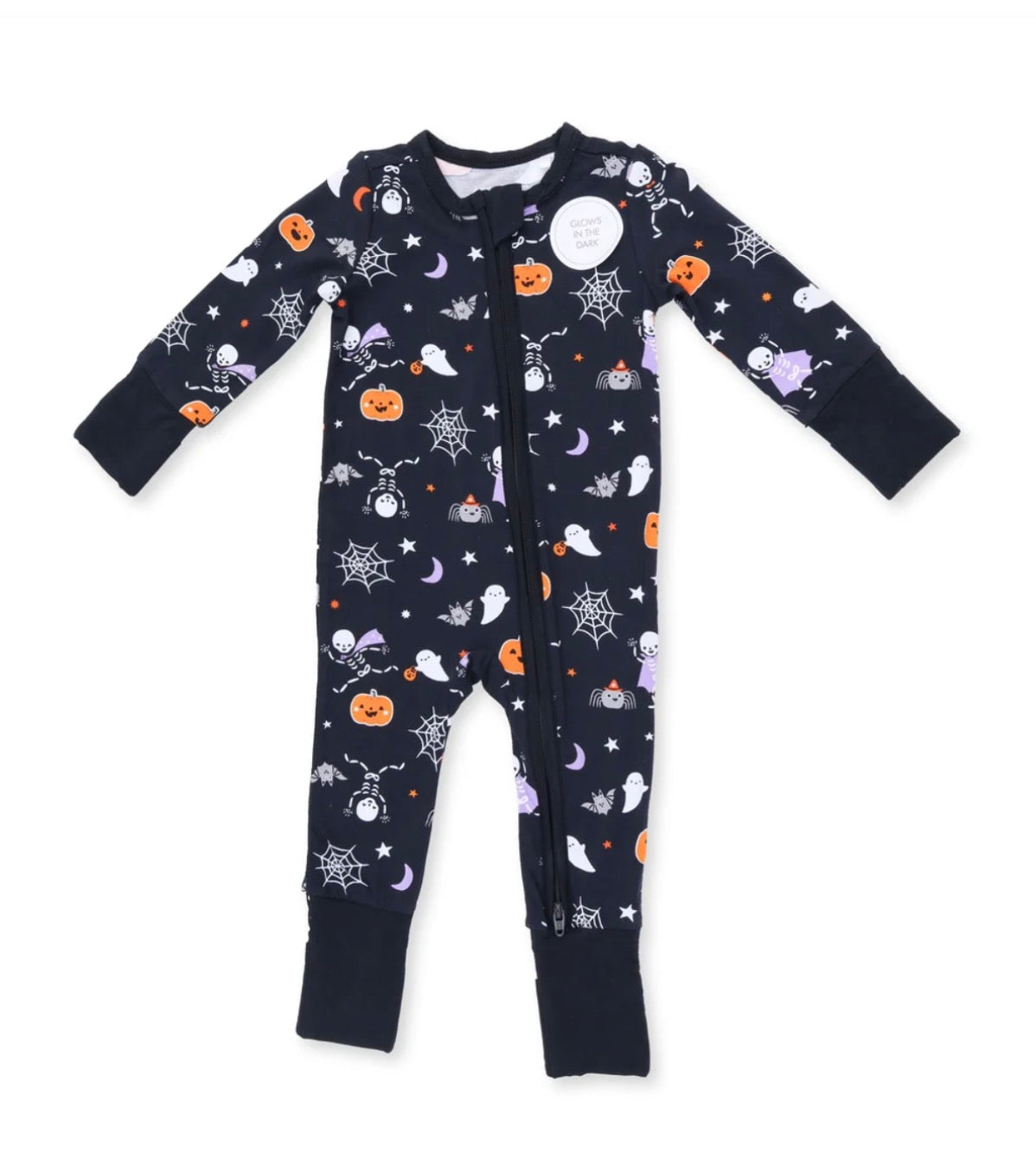 Angel Dear Halloween Skeleton Buddies Glow in the Dark Convertible Romper