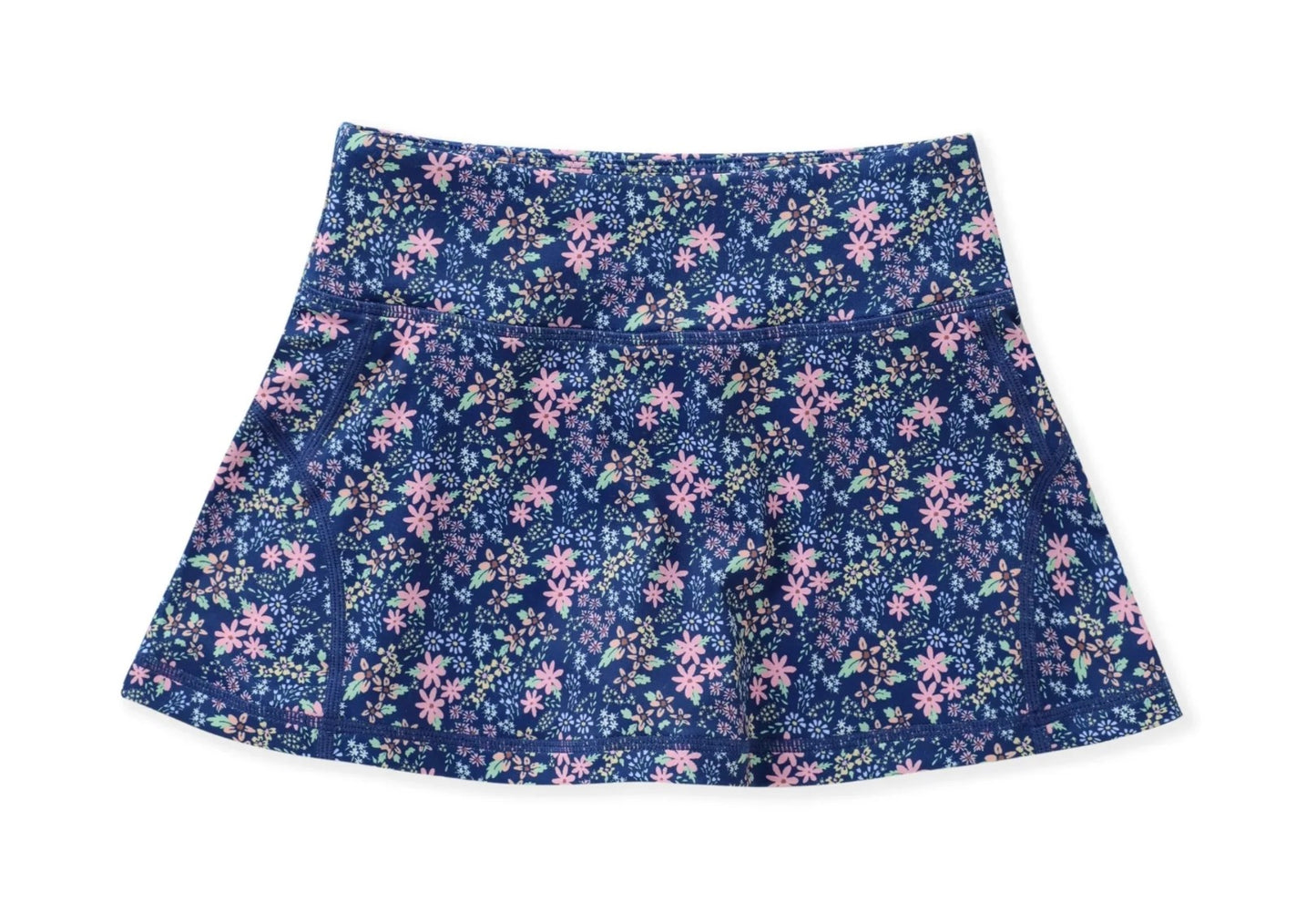 Swoon Kids Active Navy Ditsy Floral Tennis Skirt