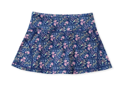 Swoon Kids Active Navy Ditsy Floral Tennis Skirt
