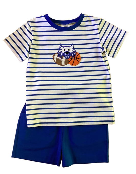 ISHTEX Royal Wildcat Boy’s Shorts Set