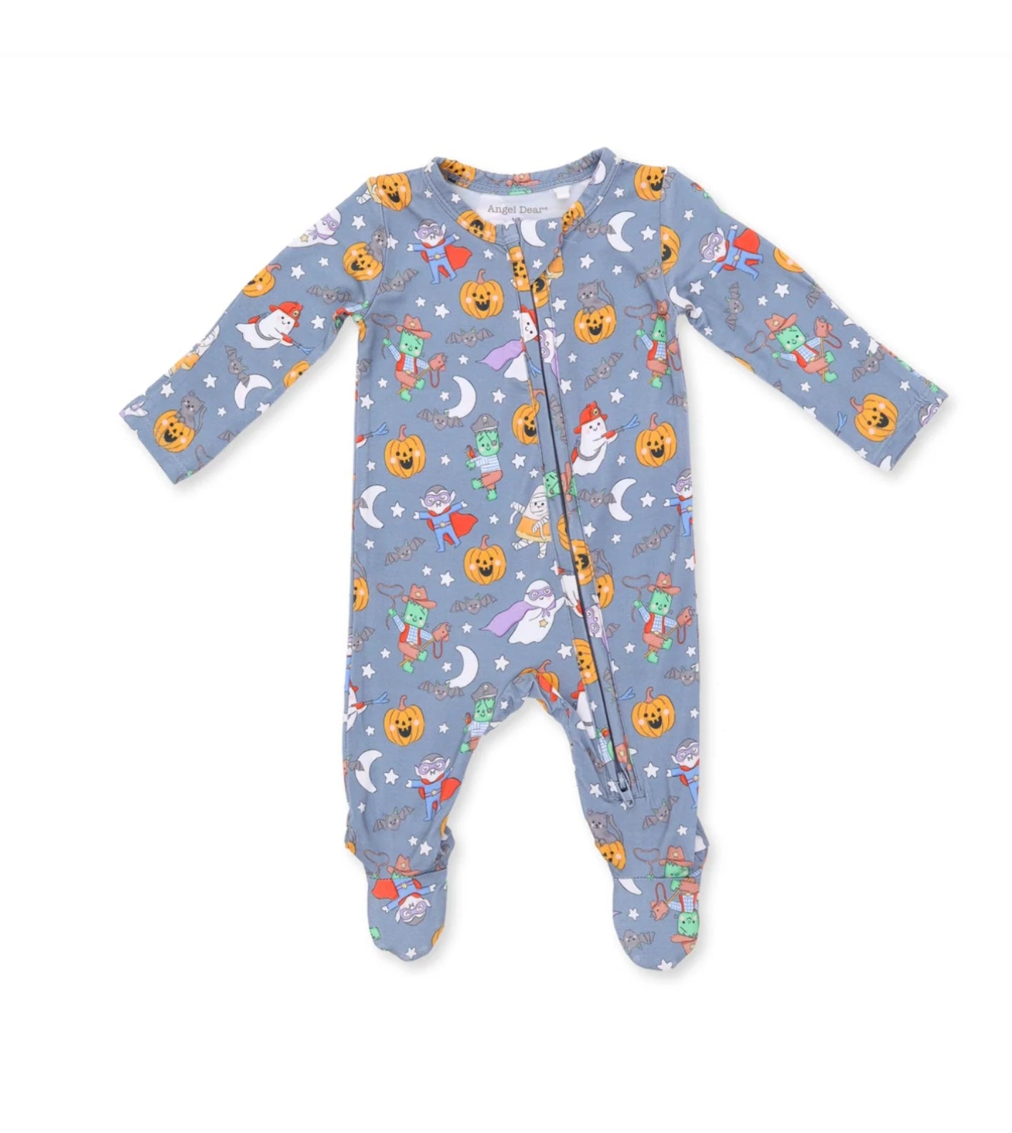 Angel Dear Halloween Monster Dress Up Blue Footie