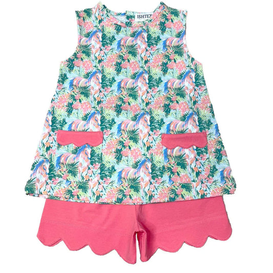 Horse Girl’s Short Set