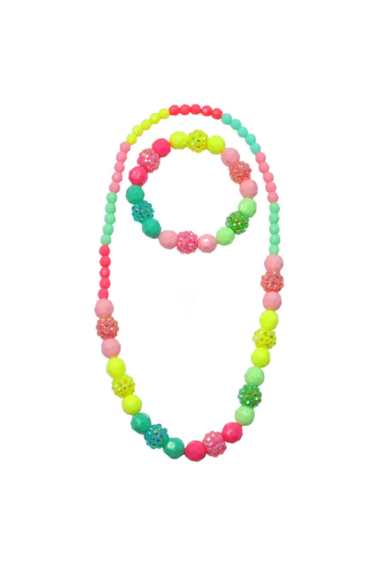 Great Pretenders Vividly Vibrant Necklace & Bracelet Set