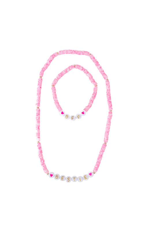 Great Pretenders Bestie Necklace & Bracelet Set