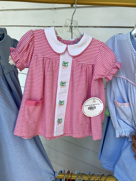 Strawberry Girl’s Bloomer Set