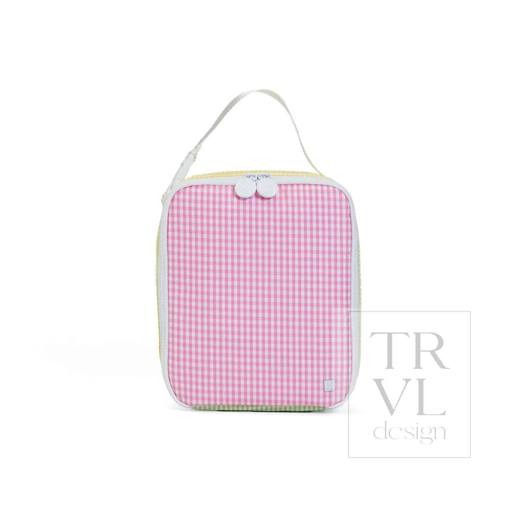 TRVL Design Insulated Lunch Box- PATCH PINK