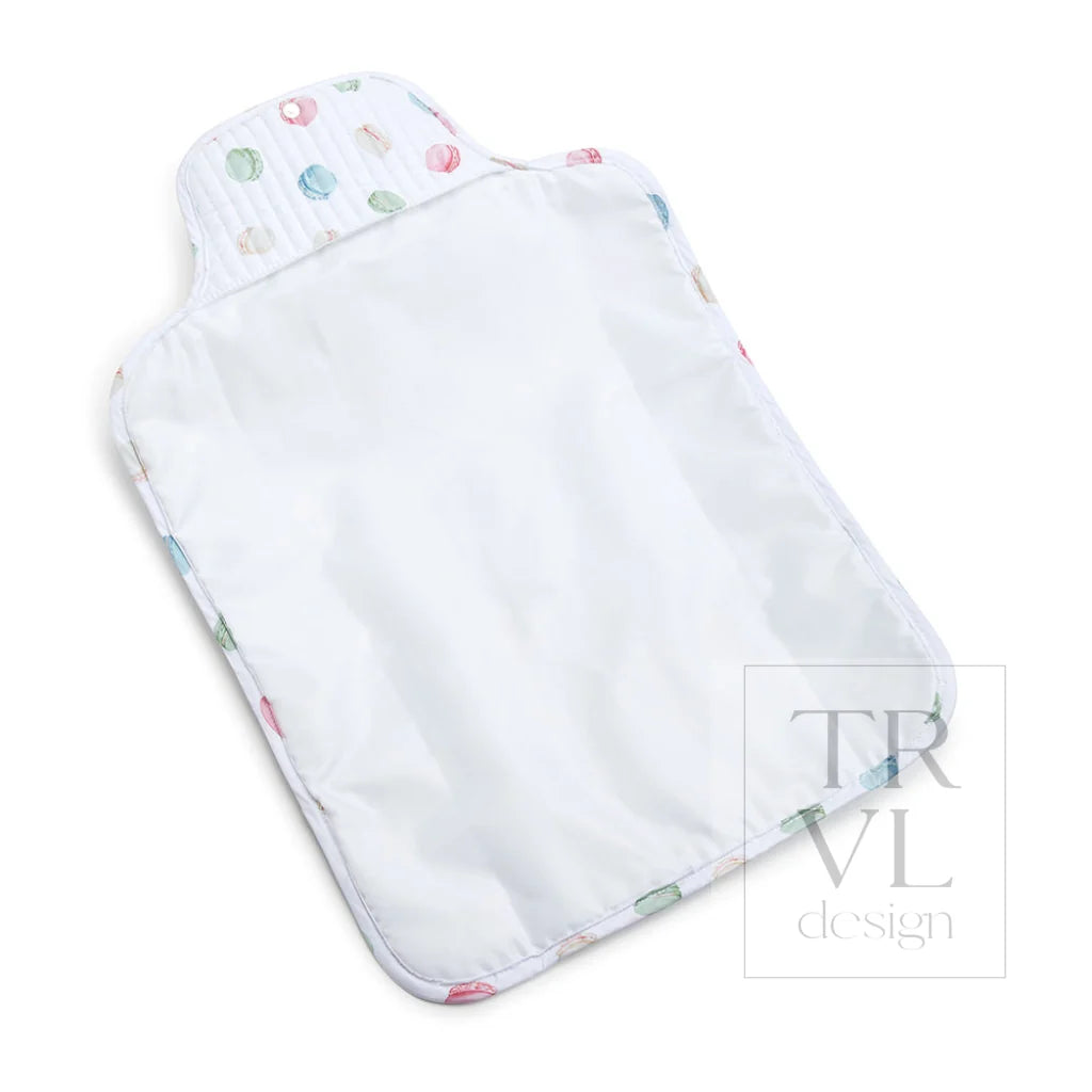 TRVL Design Quilted Changing Mat- PIMLICO STRIPE BLUE