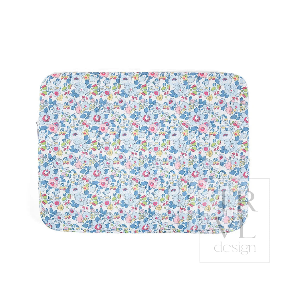 TRVL Design Quilted Laptop Sleeve-BRIDGEHAMPTON FLORAL
