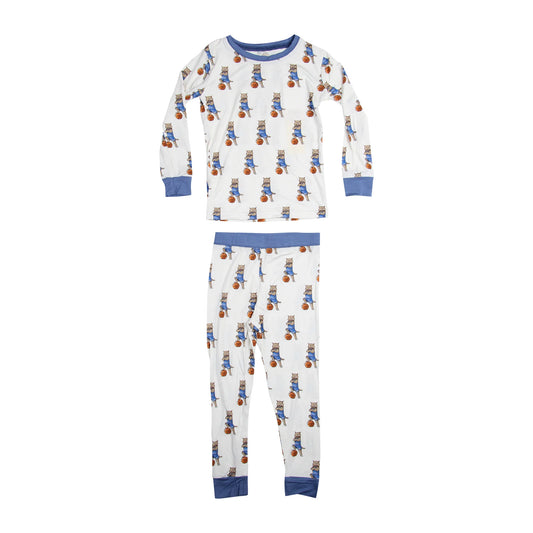 Standing Wildcat Basketball 2 Piece Pajamas