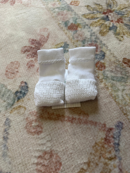 Paty Knit Booties - White
