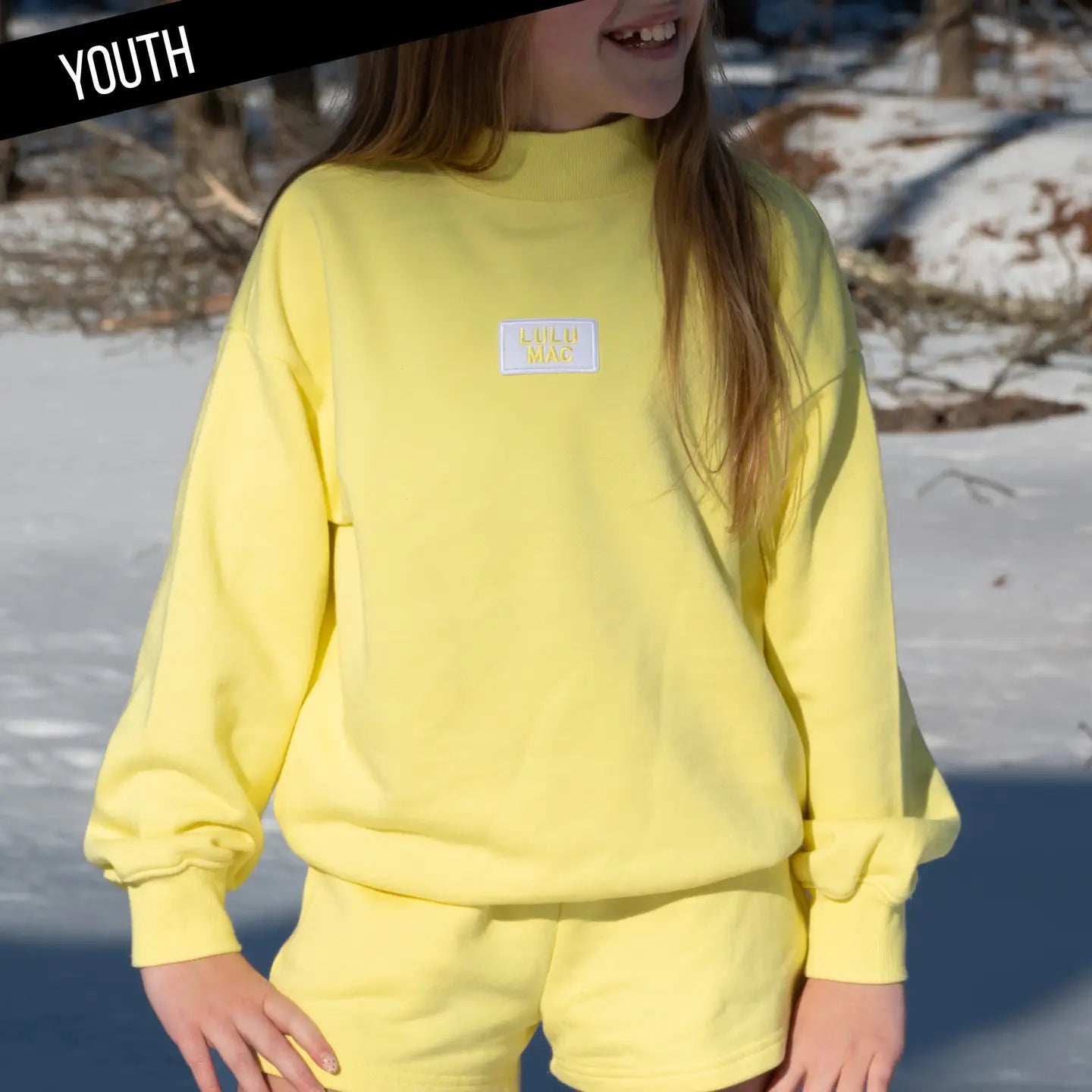 Lulu Mac - Youth Yellow Terry Cloth Set