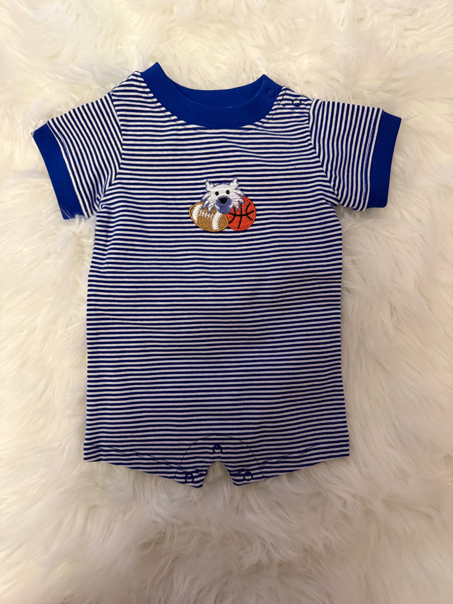 ISHTEX Boys Royal Wildcat Romper