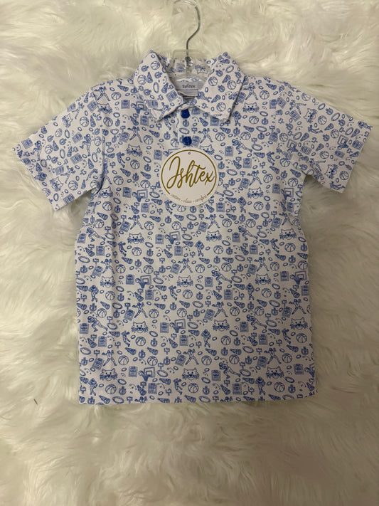 ISHTEX White Wildcat Polo