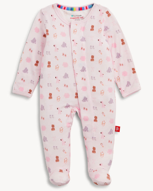 Magnetic Me Nursery Nostalgia Pink Footie