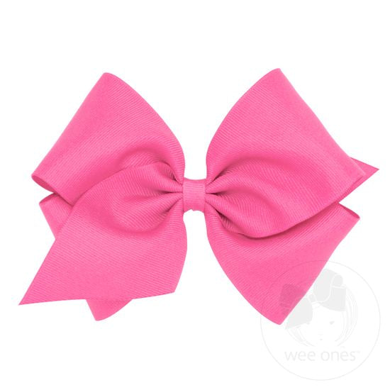 Wee Ones- Mini King Grosgrain Bow