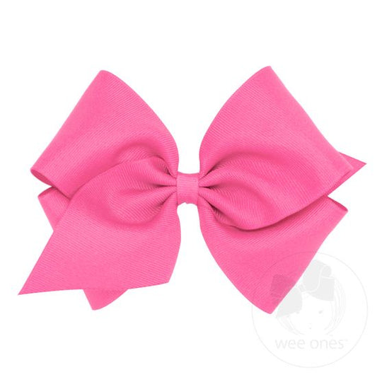 Wee Ones- Mini King Grosgrain Bow