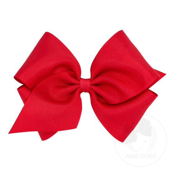 Wee Ones- Mini King Grosgrain Bow