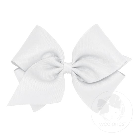 Wee Ones- Mini King Grosgrain Bow