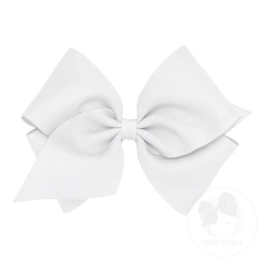 Wee Ones Mini King Grosgrain Bow