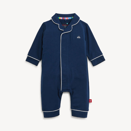 Magnetic Me Navy Twist Romper