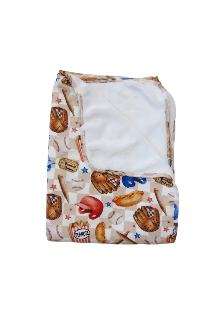 Little Slugger Swaddle Blanket
