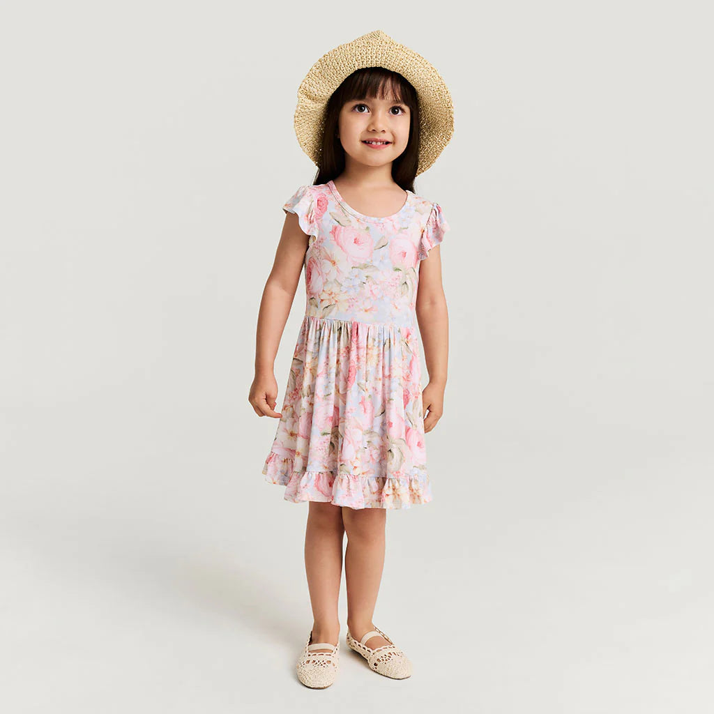 Posh Peanut Rose Dreams Ruffle Twirl Dress