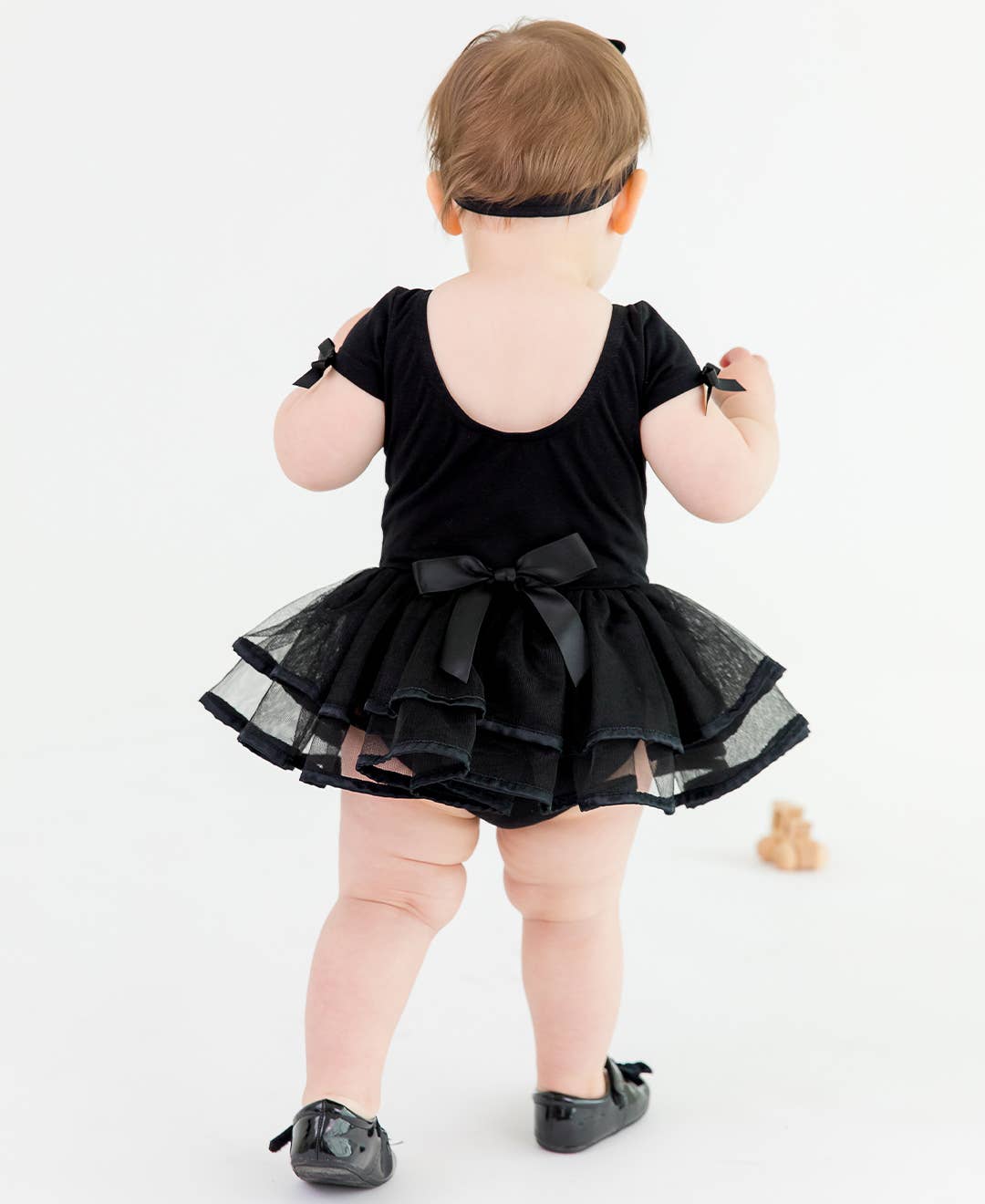 Girls Black Ballet Tutu Dance Leotard: Black / 2T/3T