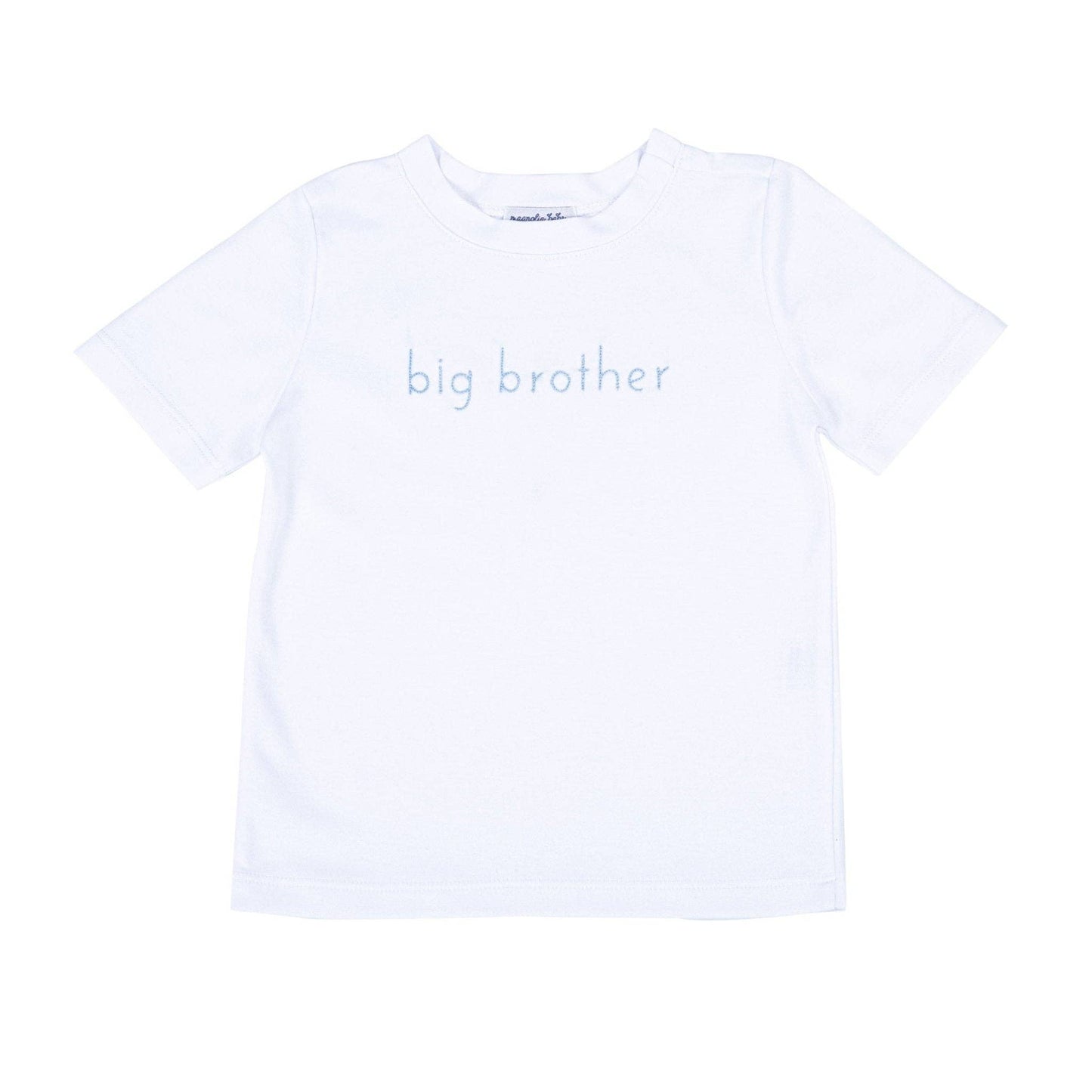 Magnolia Baby Big Brother Embroidered T-Shirt