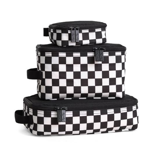 Itzy Ritzy Checkerboard Pack Like A Boss™ Packing Cubes