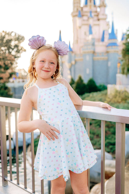 Main Street Magic Scallop Athleisure Dress