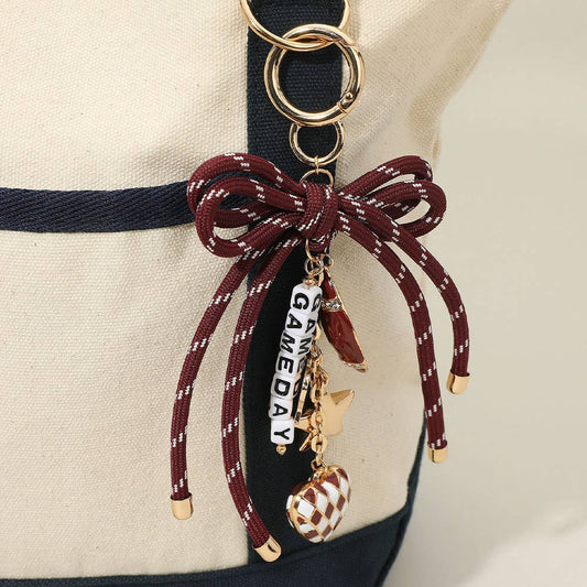 GameDay Football Bag Charm