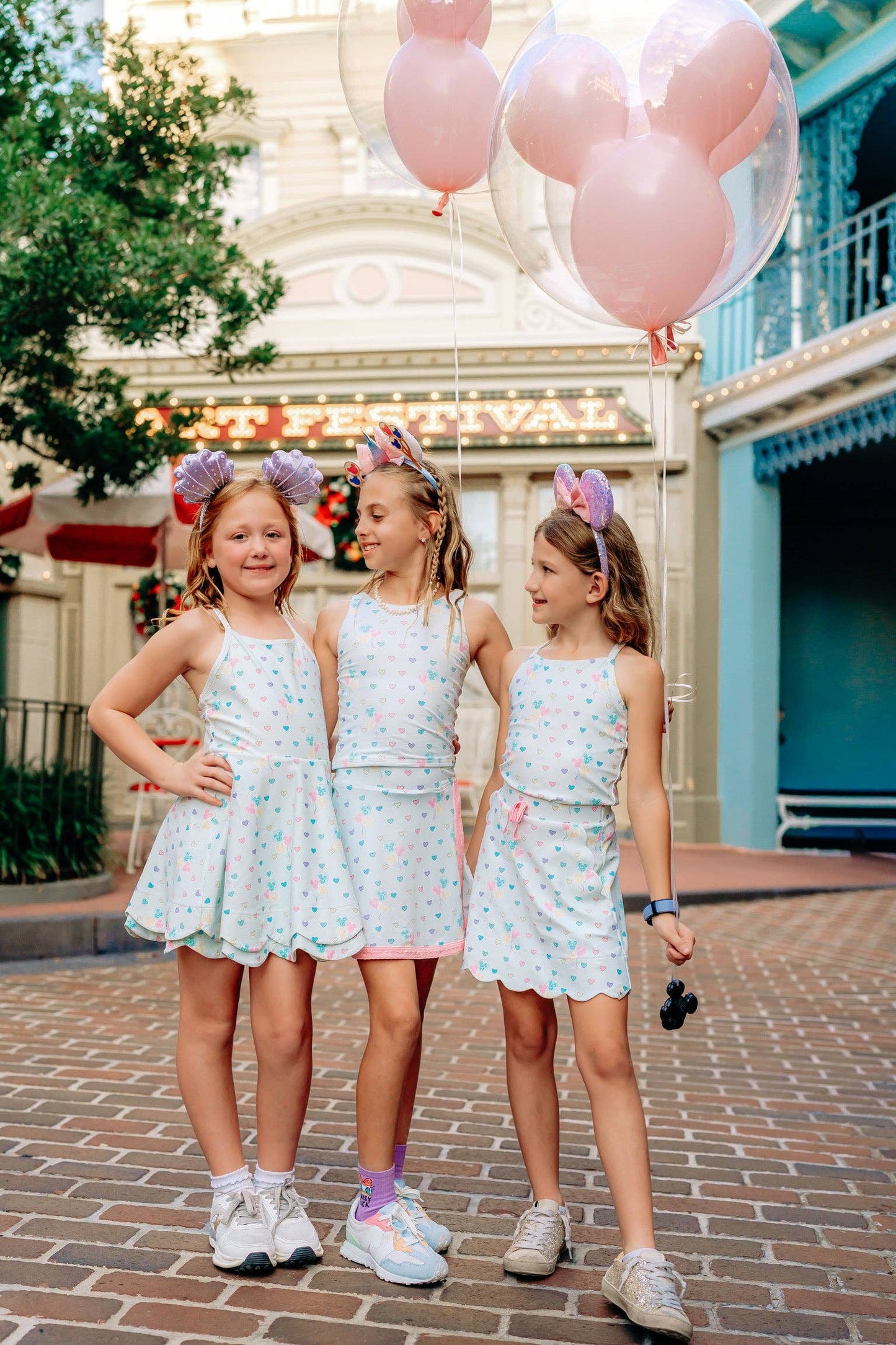 Main Street Magic Scallop Athleisure Dress