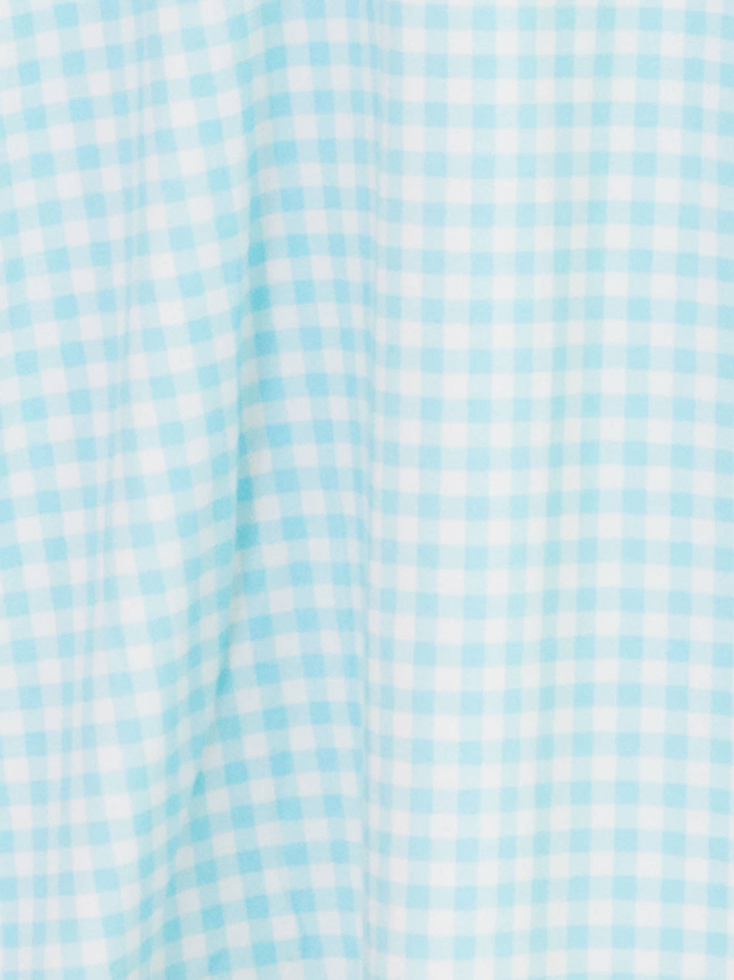 SoftSnooze™ Baby Cotton Modal Blue Breeze Gingham Knotted Sleep Gown & Hat Set: Blue / Newborn-3m