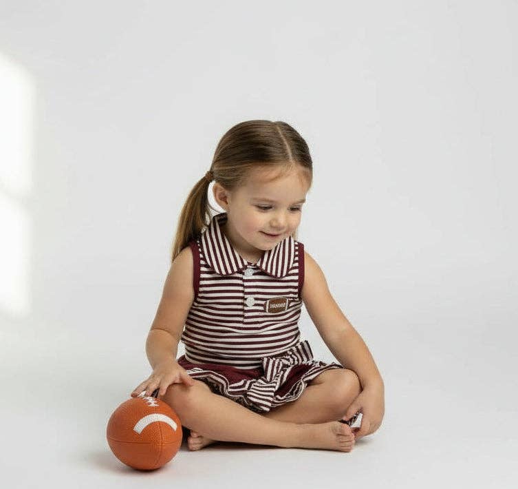 Maroon & White Cheer Set