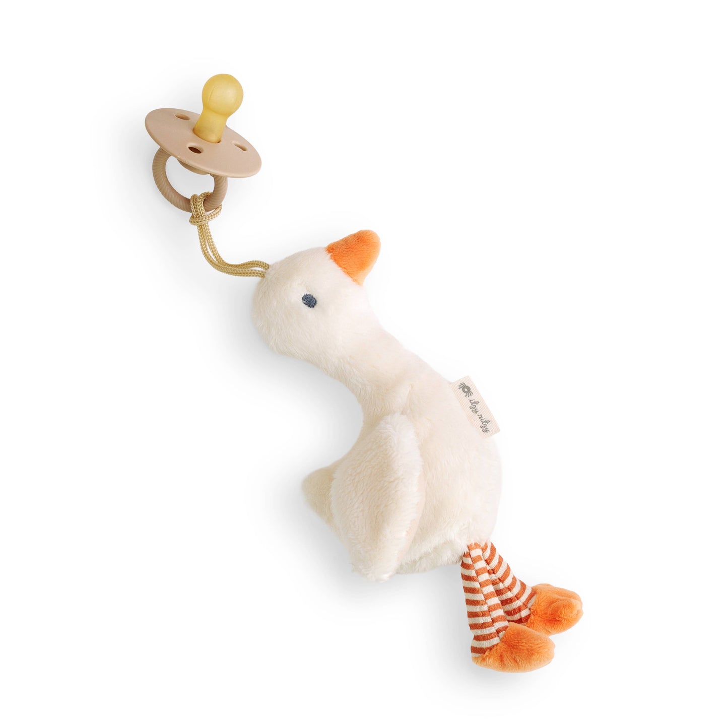 *NEW OPTIONS* Bitzy Pal Natural Rubber Pacifier & Plush: Bow
