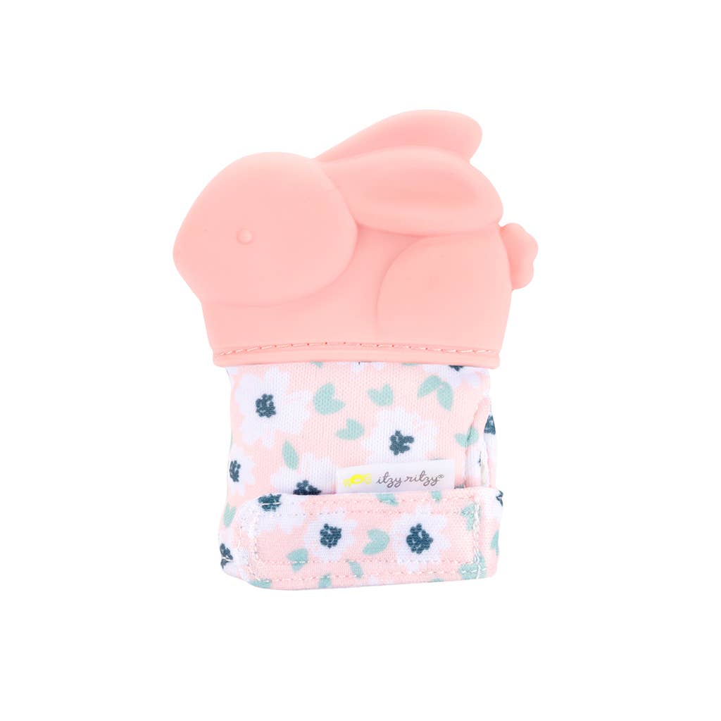 Itzy Mitt™ Silicone Teething Mitts: Highland Cow