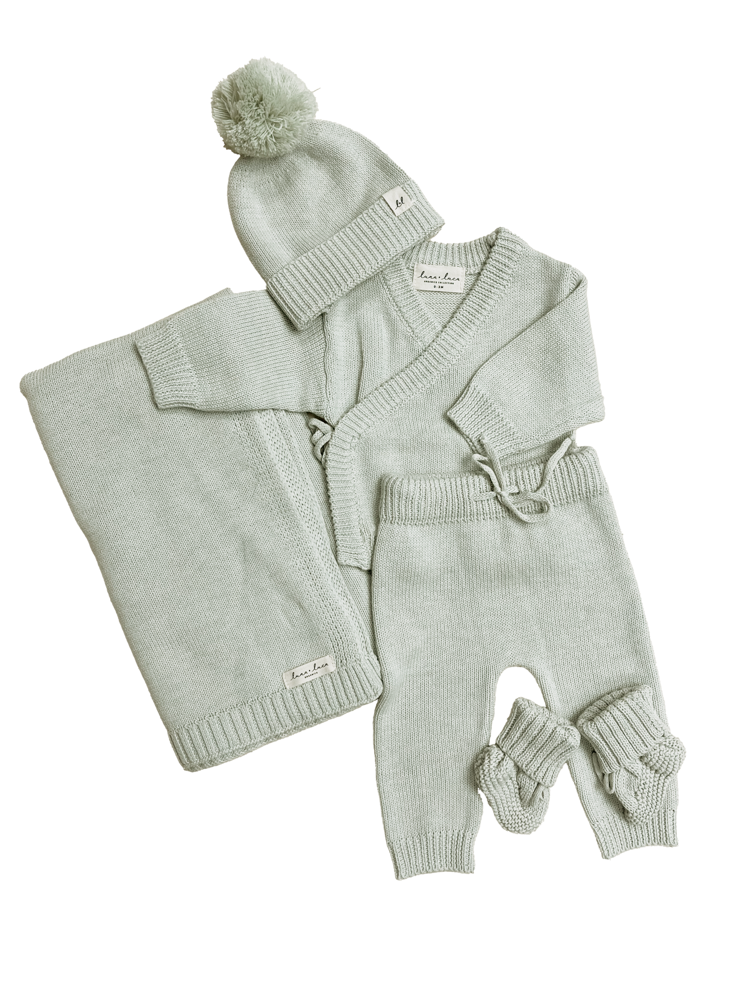 Bring Me Home Rib Bundle - Light Sage: Light Sage / Newborn