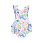 Angel Dear Coloful Reef Ric-Rac Ruffle Sunsuit