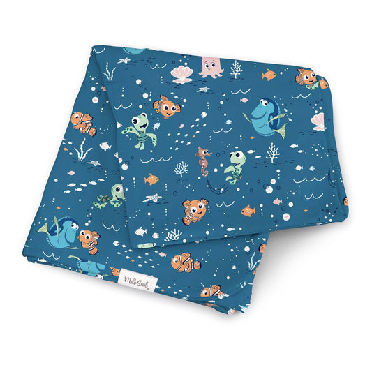 Disney and Pixar Finding Nemo Swaddle Receiving Baby Blanket