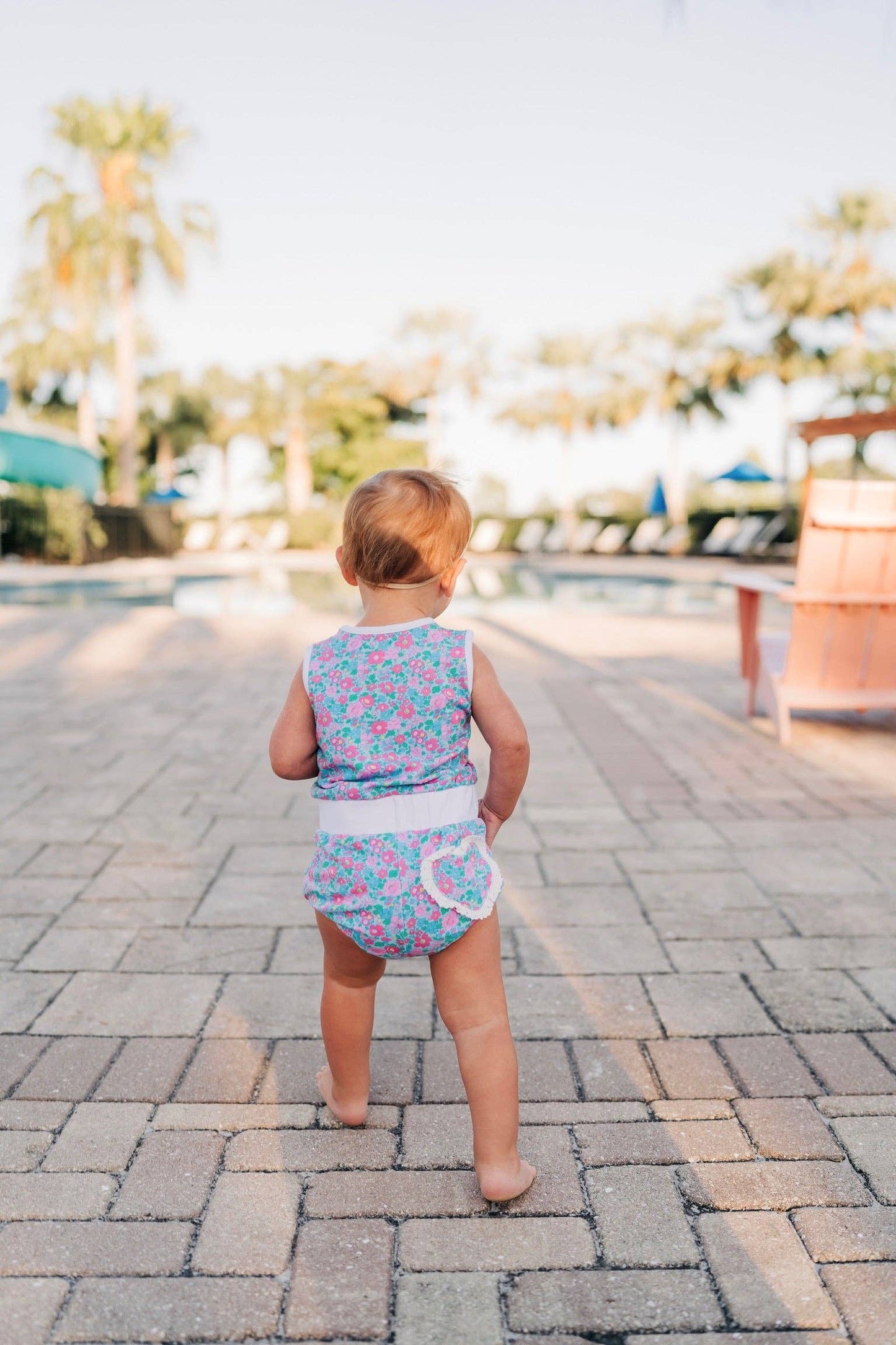 Neon Floral Romper