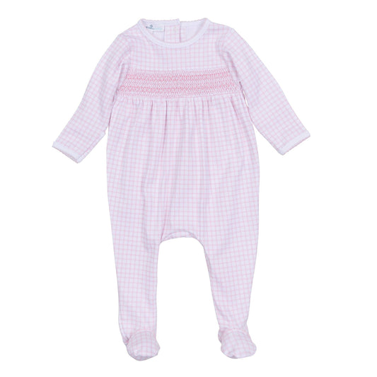 Magnolia Baby Peek-A-Boo Wishes Smocked Footie