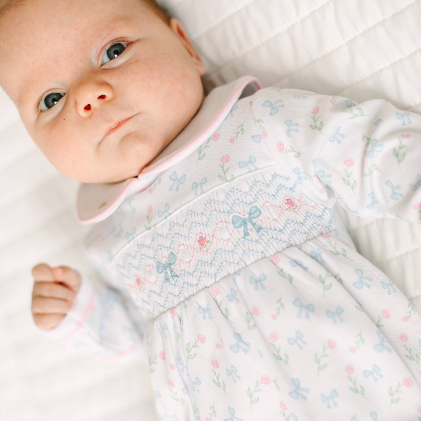 Magnolia Baby Evelyn's Classics Smocked Footie