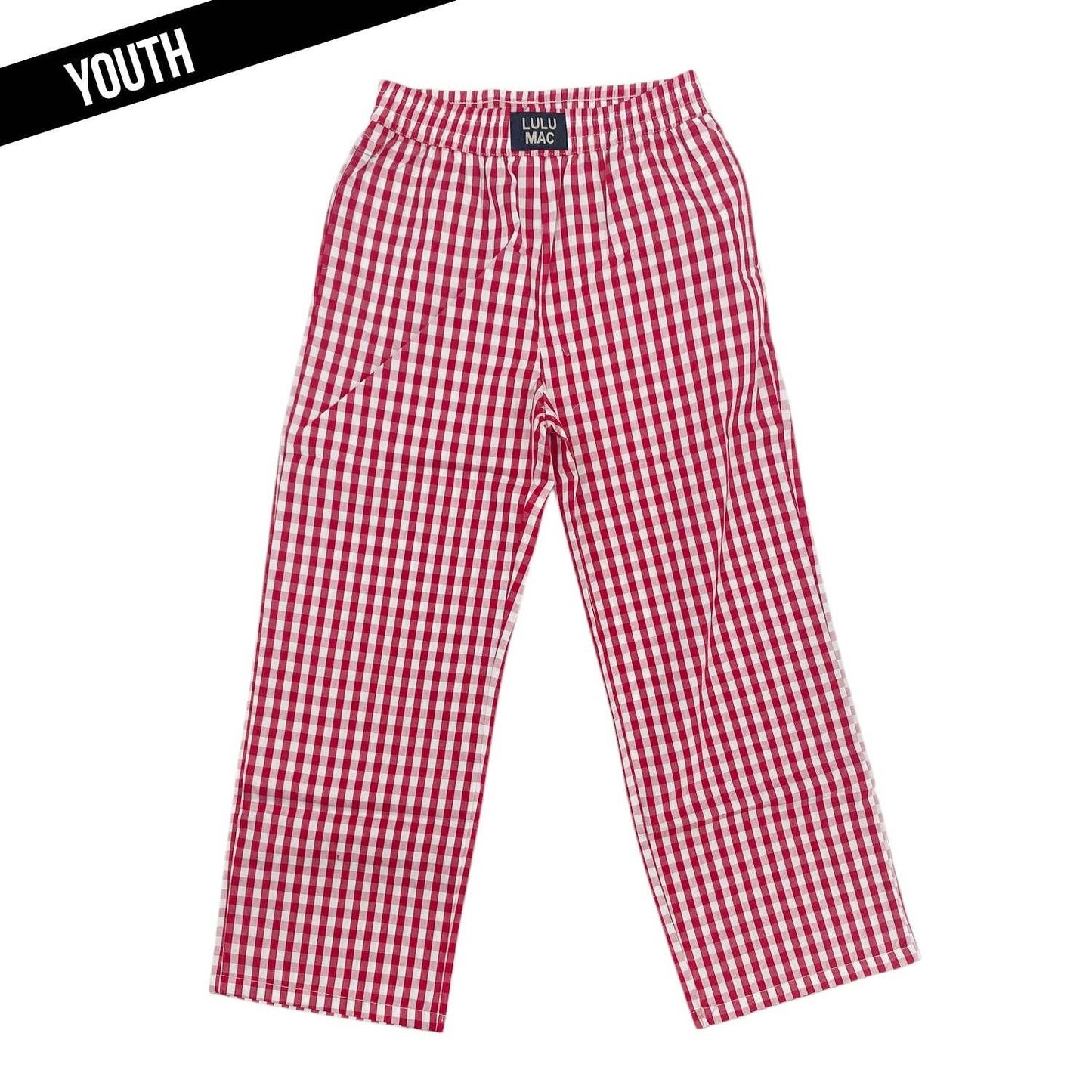 Lulu Mac - Red Gingham - Kids Pants