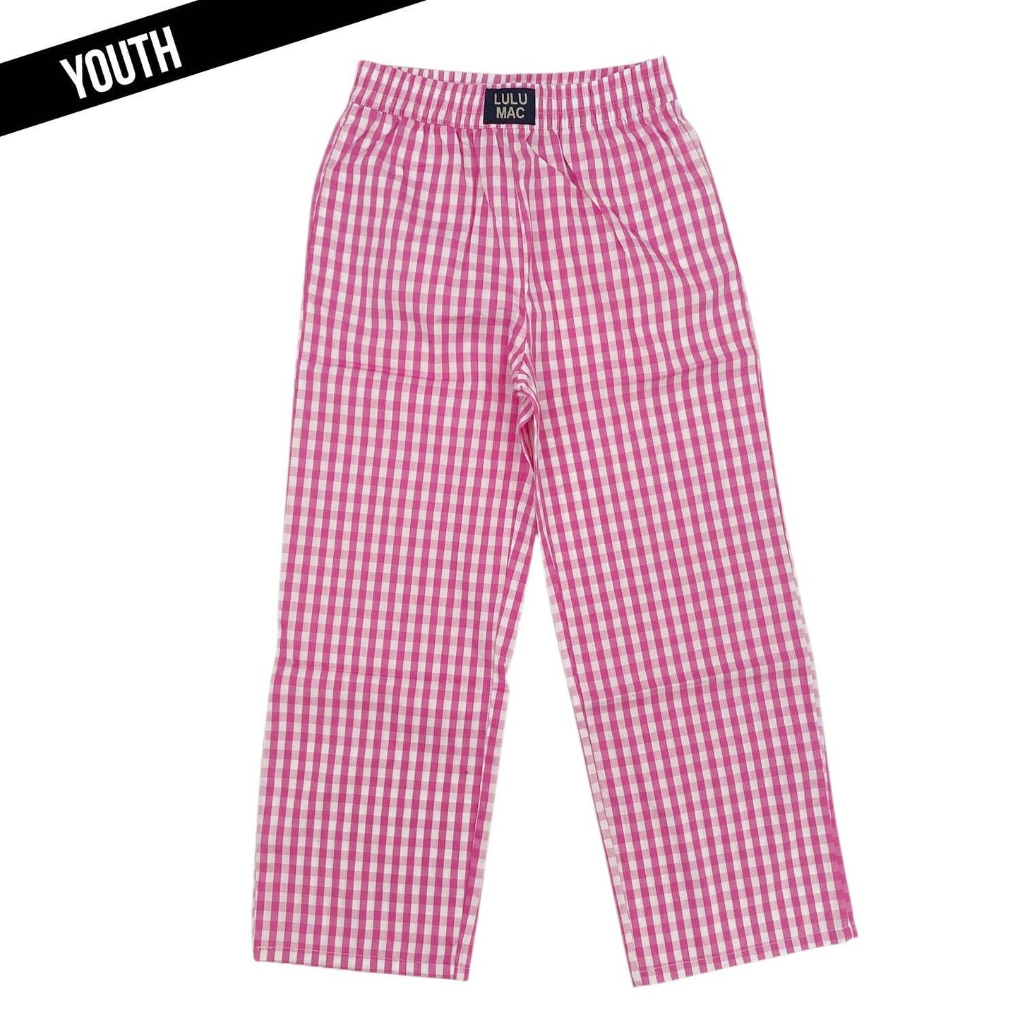 Lulu Mac - Pink Gingham - Kids Pants