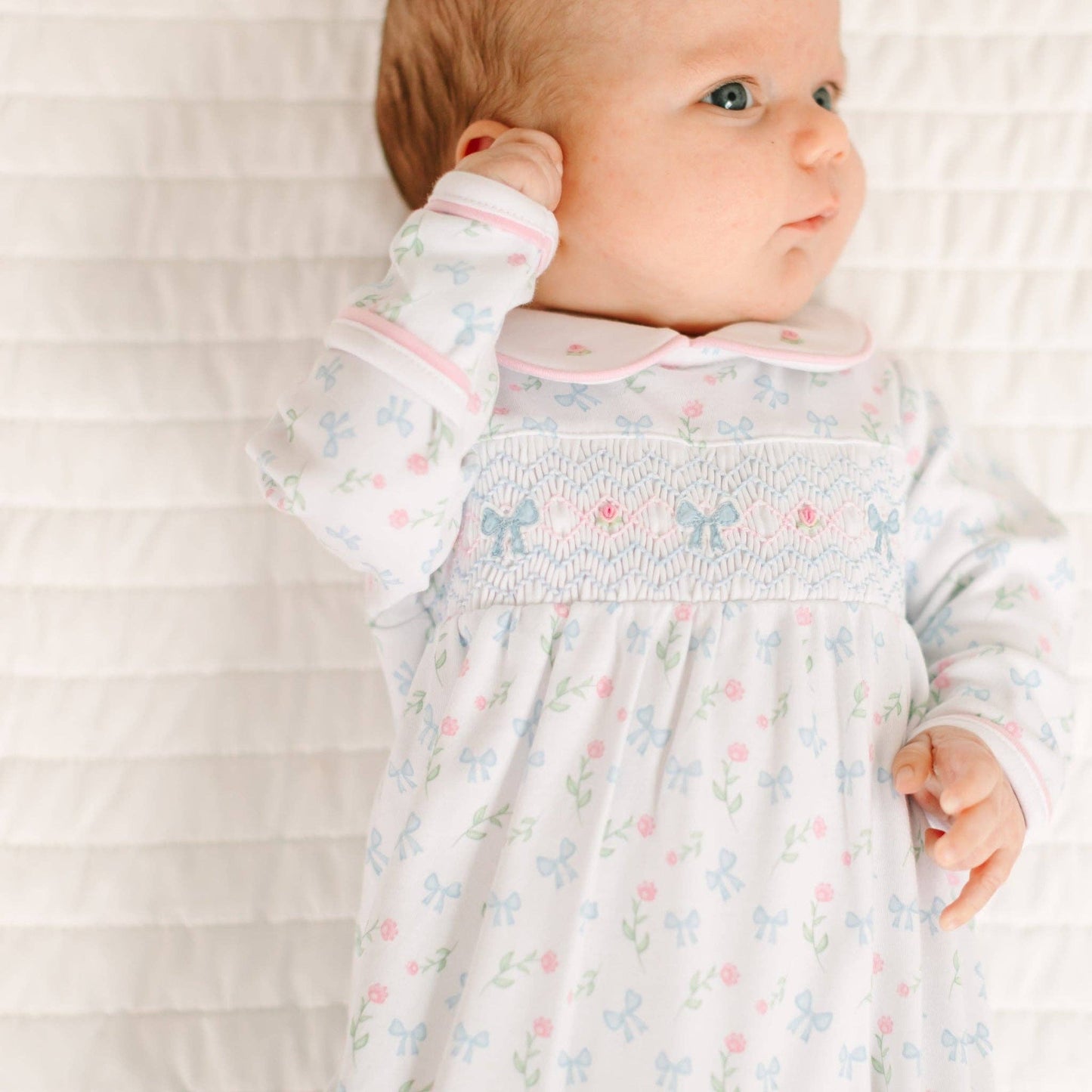 Magnolia Baby Evelyn's Classics Smocked Footie