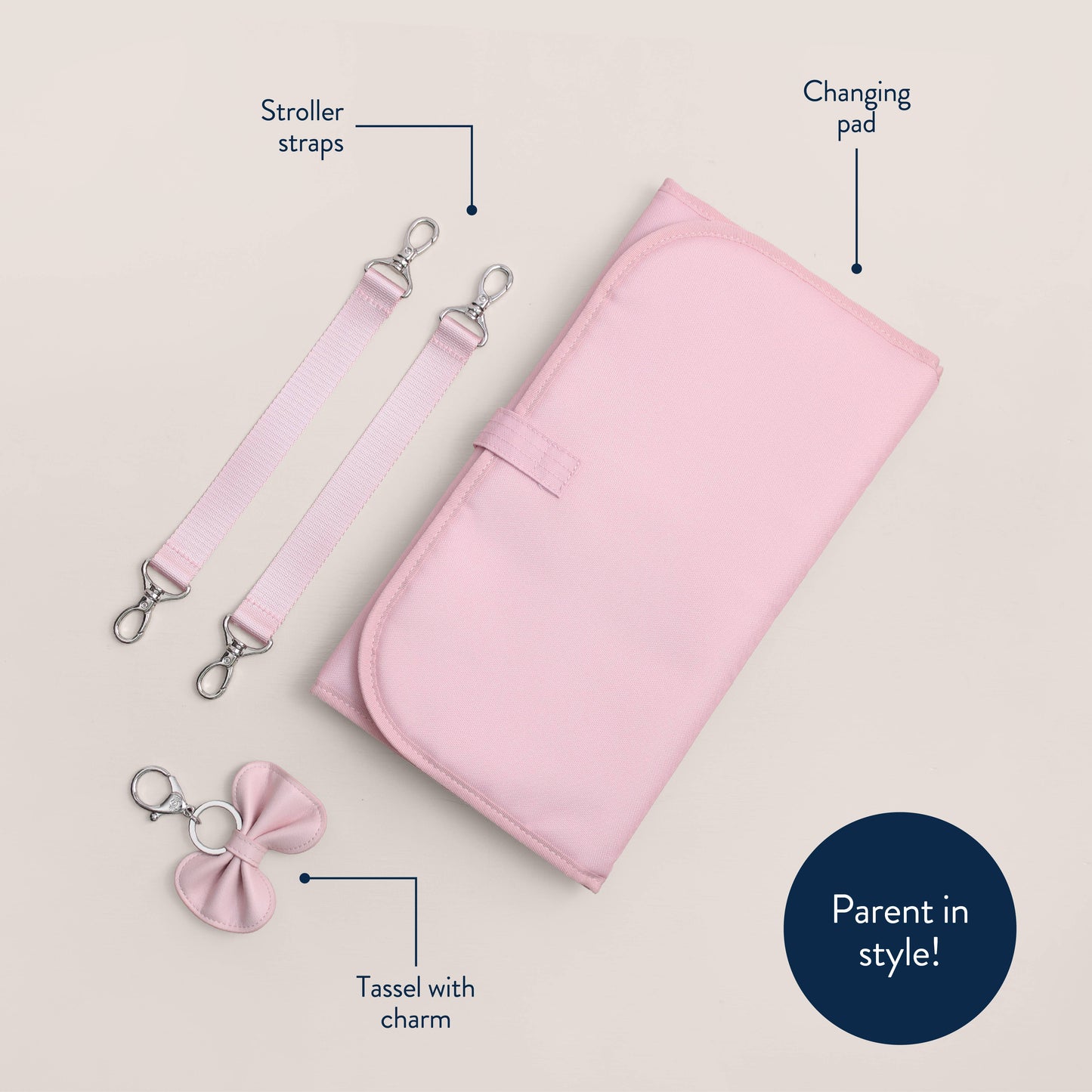 Itzy Ritzy Ribbons & Roses Boss Plus™ Backpack Diaper Bag