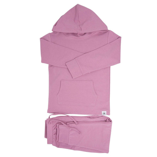 Sweet Bamboo Hooded Jogger Set Lotus Pink