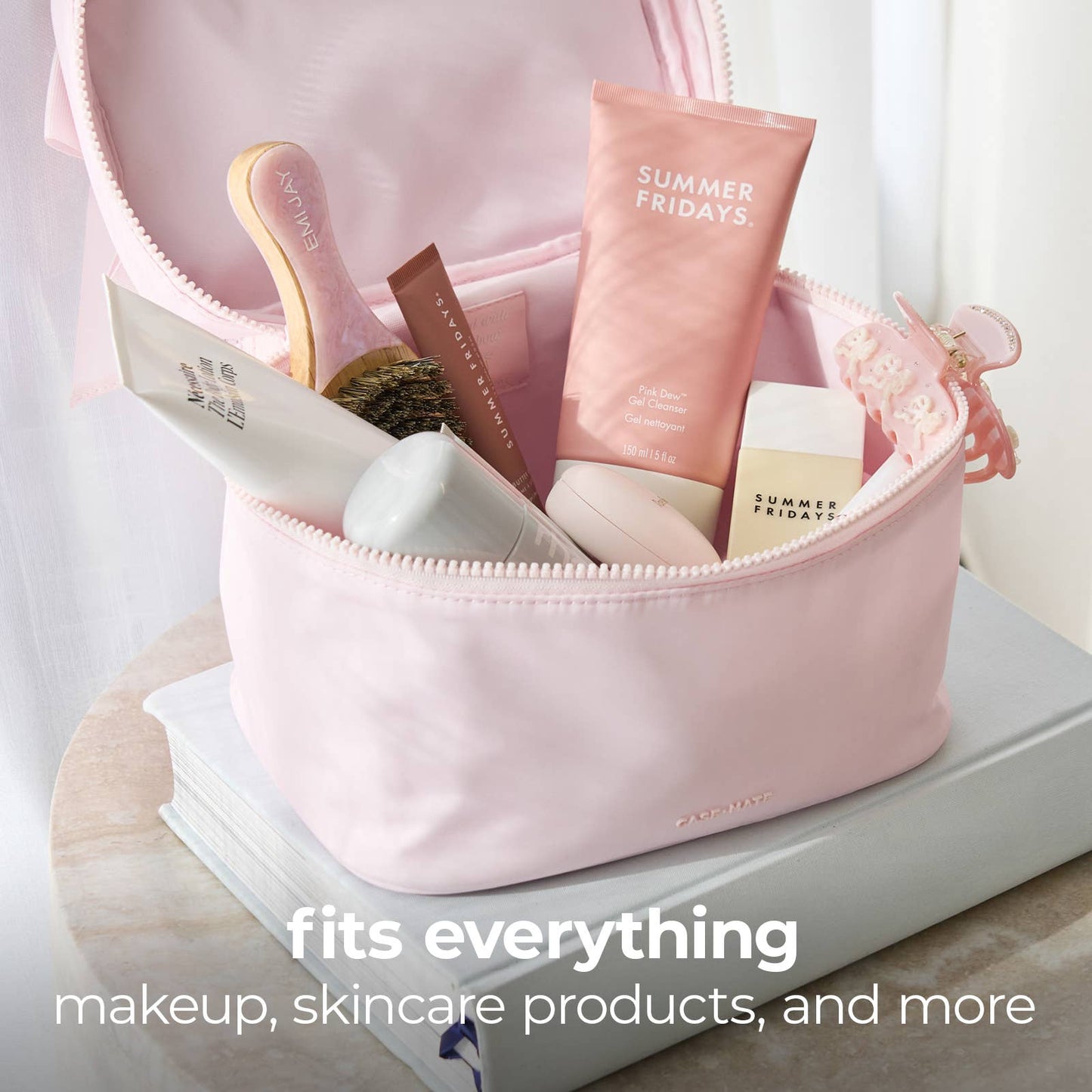 Case-Mate Ballet Pink Makeup Train Case