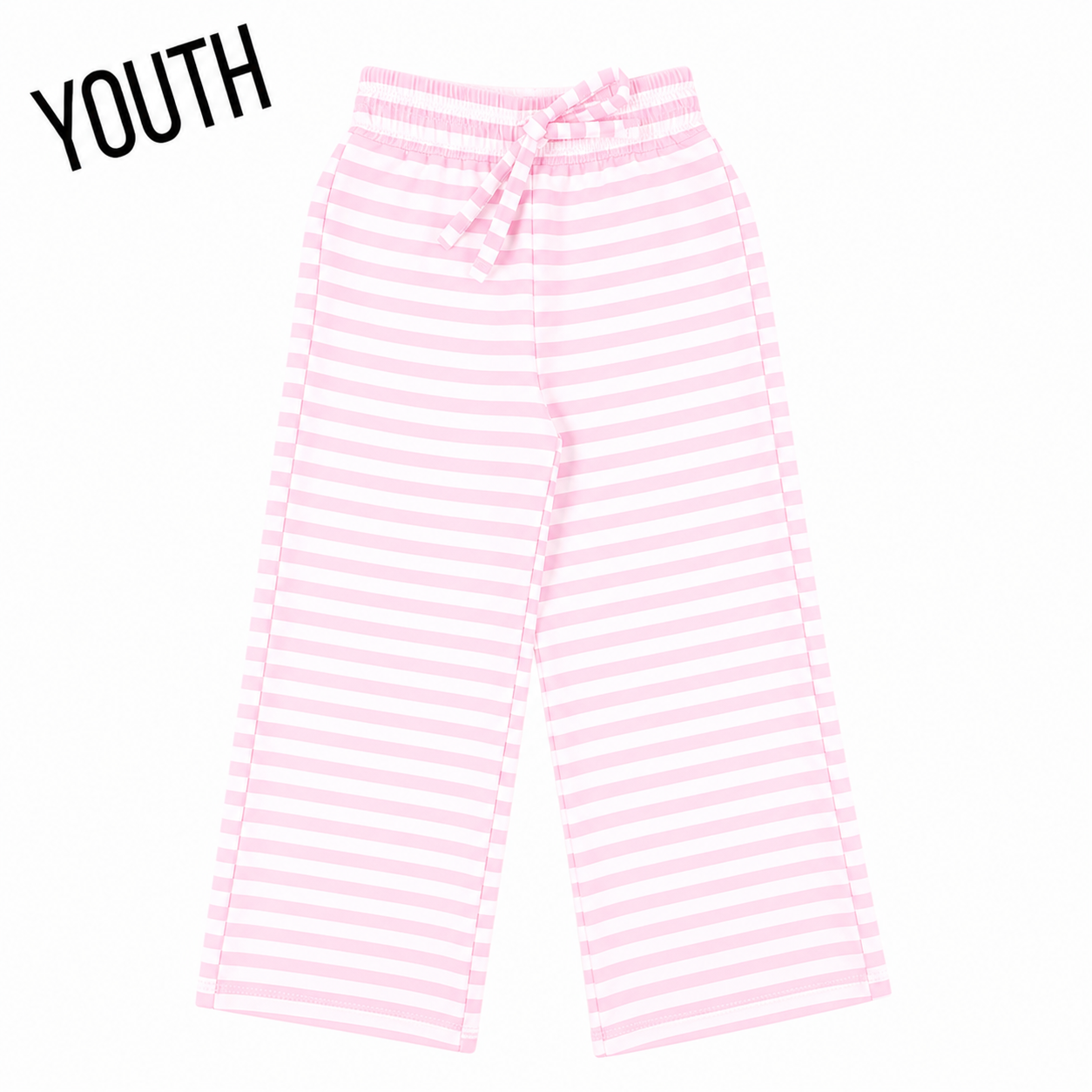 KD-MC-STRIPE MONOCHROME PATCH YOUTH PANT-LIGHT PINK: LIGHT PINK / Youth Medium