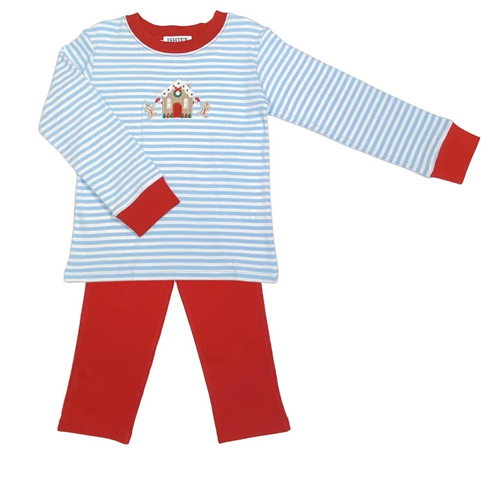 ISHTEX Gingerbread Boy's Pants Set